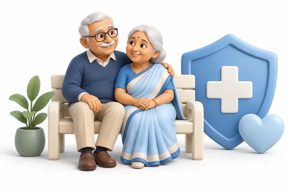 Original 3D illustration of family protection